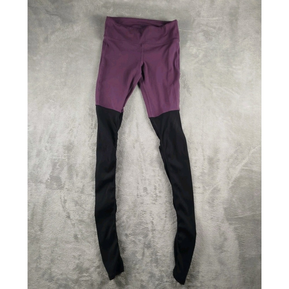 ALO Goddess High Waist Leggings Yoga‎ Athletic Purple Black Womens Size XS